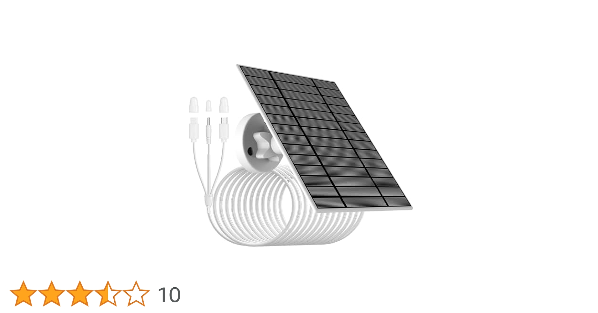 Amazon | 5V-6W ソーラーパネル 防犯カメラ用 micorUSB/Type-C